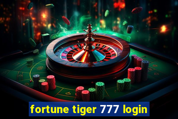 fortune tiger 777 login